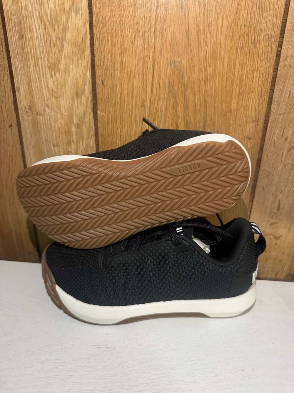 Women's Jet Black Classic White Gum Outwork Flex Shoes